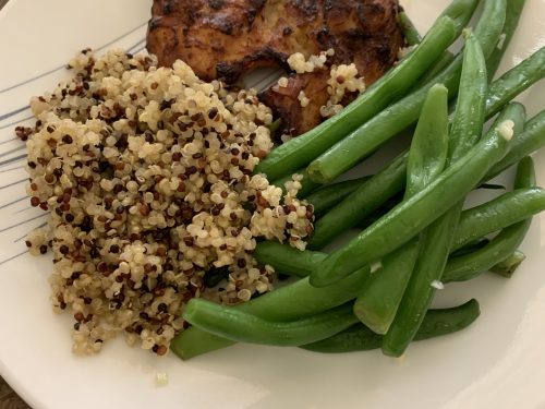 BBQ Fry Chicken & Quinoa